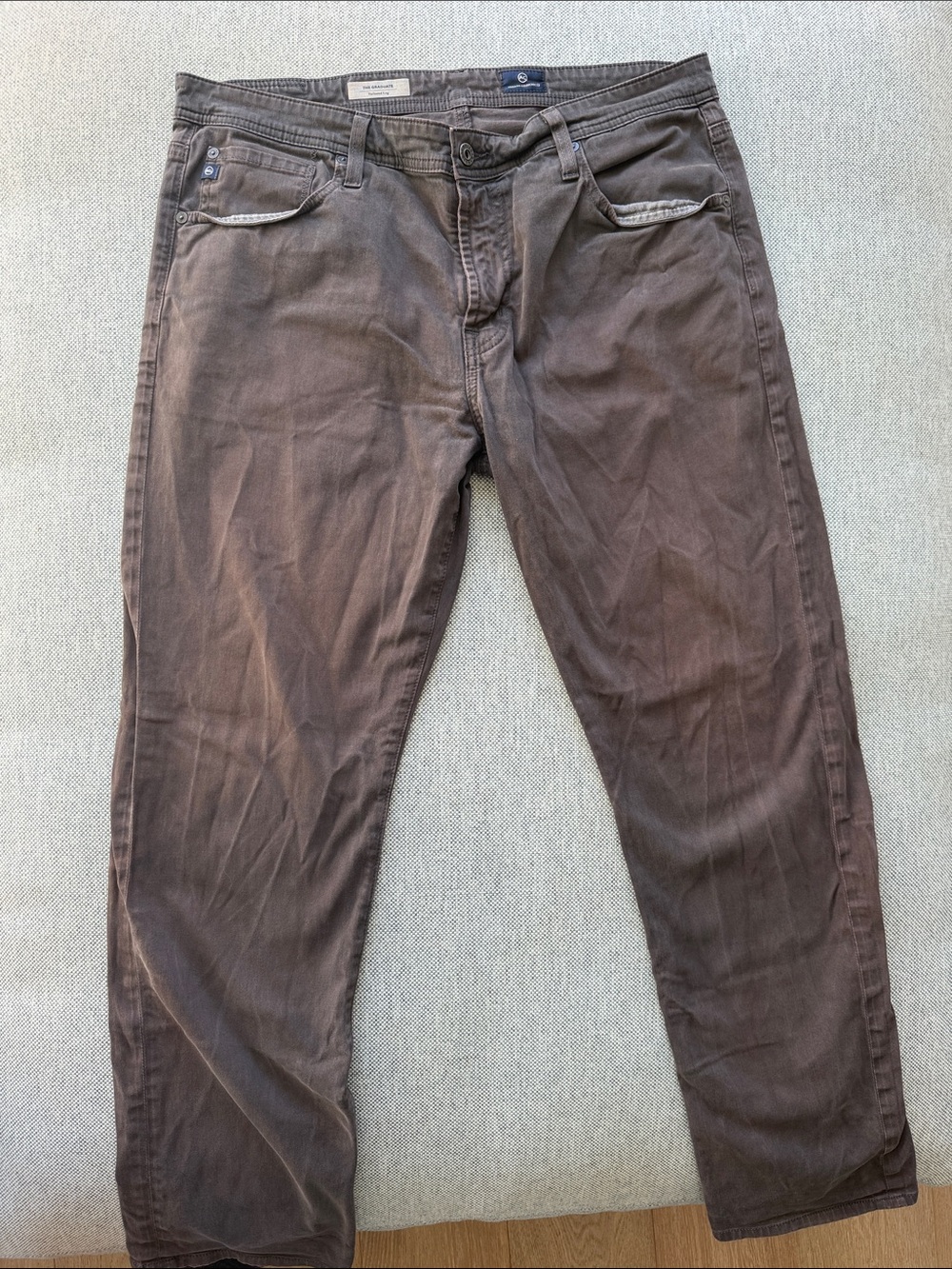 Men's AG The Graduate Tailored Leg Casual Jeans - 36x34